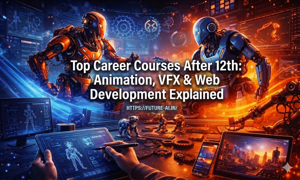 Top Career Courses After 12th: Animation, VFX & Web Development Explained